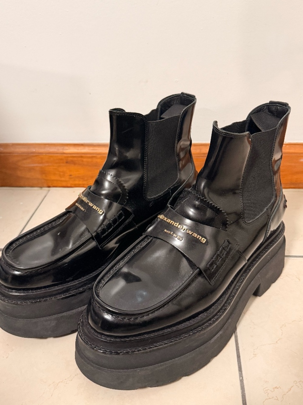 ALEXANDER WANG ANKLE PLATFORM BOOT